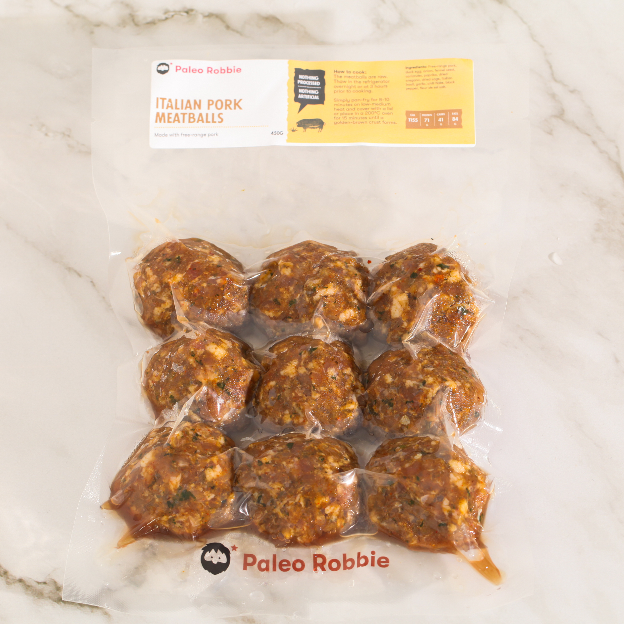 Italian Pork meatballs